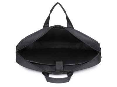 Czarna pojemna torba na laptopa 17.3" cala wmozniona pianką dystansową MIRU - obrazek 8
