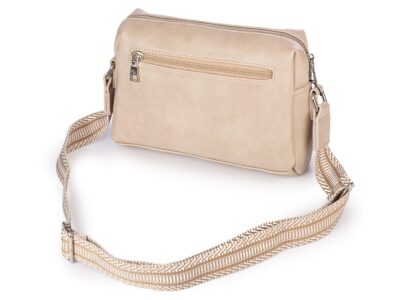 Wygodna torebka damska na ramię jasnobeżowa Jennifer Jones - obrazek 4