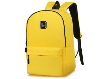 Lekki żółty plecak na laptopa 13-15.6" cali na studia i do pracy MIRU