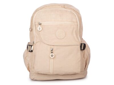 Lekki materiałowy plecak jasnobeżowy Bag Street