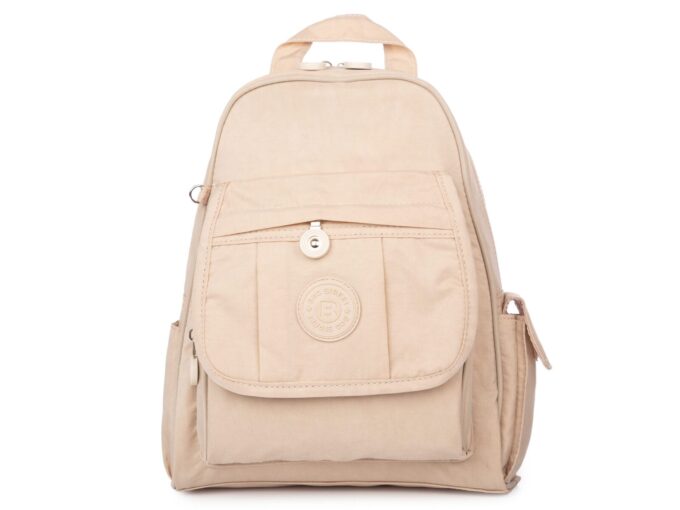 eba4df8780683eee4dfbb0492898d991.jpg Jasnobeżowy lekki materiałowy plecak Bag Street