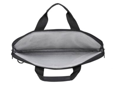 Cienka i lekka czarna torba na laptopa 15.6" cali z miękką podszewką Miru - obrazek 9