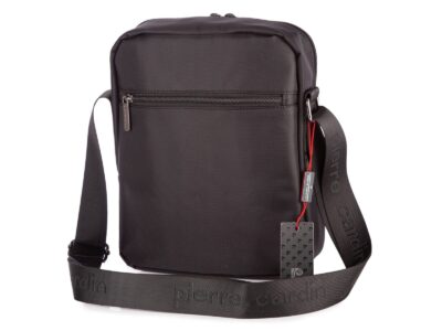 Czarna torba męska na ramię saszetka na co dzień Pierre Cardin - obrazek 5