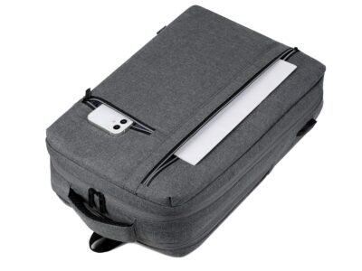 Szary plecak na laptopa 15.6" podróżny z portem USB MIRU - obrazek 8