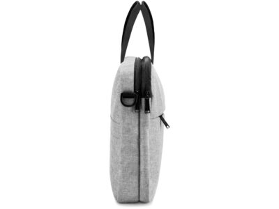 Dwukomorowa szara torba na laptopa 15.6" Zagatto - obrazek 5