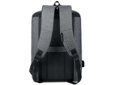 Szary plecak na laptopa 15.6" podróżny z portem USB MIRU - obrazek 12