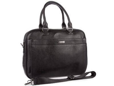 Elegancka torba męska do pracy z miejscem na laptopa i dokumenty A4 Bellugio