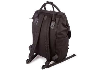 Pojemny materiałowy plecak czarny miejski na uczelnię Bag Street - obrazek 3