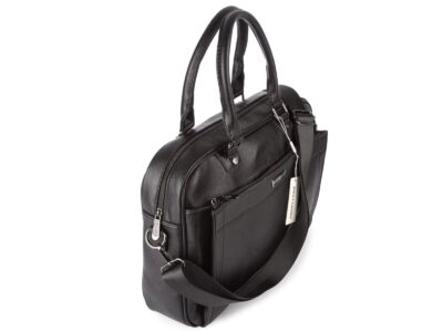 Elegancka torba męska do pracy z miejscem na laptopa i dokumenty A4 Bellugio - obrazek 3