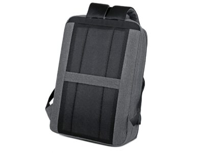 Szary plecak na laptopa 15.6" podróżny z portem USB MIRU - obrazek 6