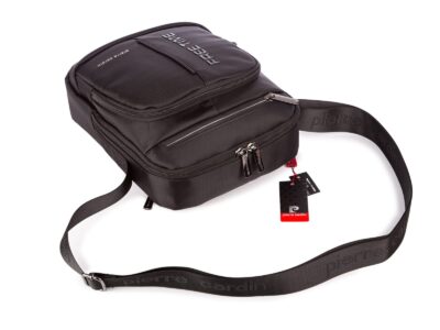 Czarna torba męska na ramię saszetka na co dzień Pierre Cardin - obrazek 6