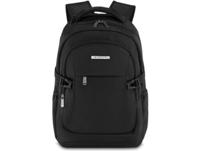 2-komorowy czarny plecak męski na laptopa 15.6-17" cali Zagatto - obrazek 6