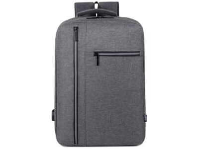 Szary plecak na laptopa 15.6" podróżny z portem USB MIRU - obrazek 16