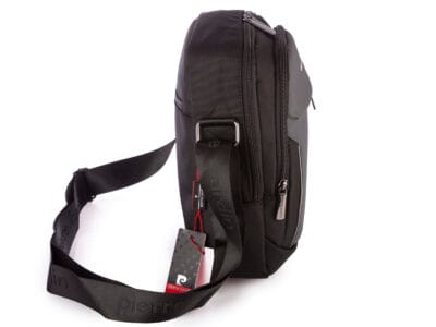 Torba męska miejska na co dzień szara średnia Pierre Cardin - obrazek 4