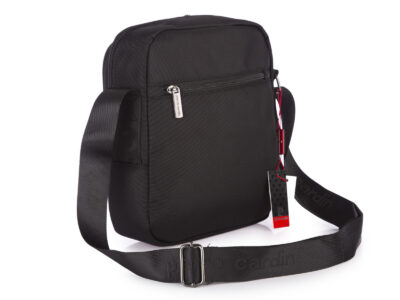 Torba męska miejska na co dzień czarna średnia Pierre Cardin - obrazek 5