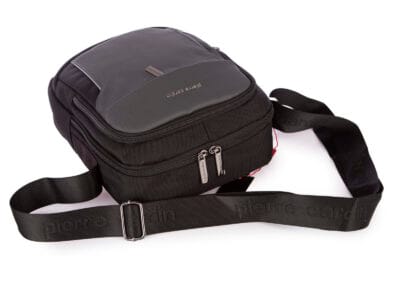 Torba męska miejska na co dzień szara średnia Pierre Cardin - obrazek 6