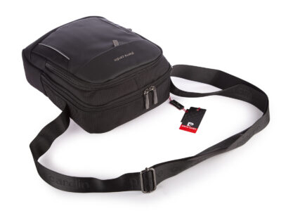 Torba męska miejska na co dzień czarna średnia Pierre Cardin - obrazek 6