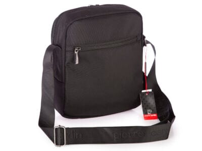 Torba męska miejska na co dzień szara średnia Pierre Cardin - obrazek 5