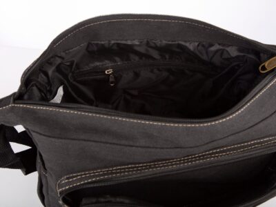 Wygodna materiałowa torba męska na ramię w stylu vintage OR&MI - obrazek 6