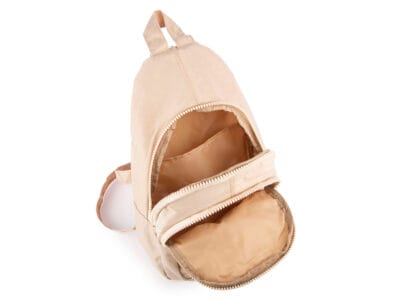 Lekki plecaczek turystyczny na jedno lub dwa ramiona jasnobeżowy Bag Street - obrazek 6