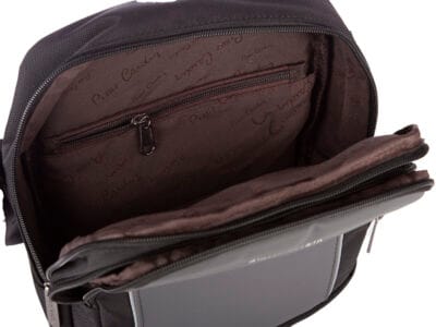 Torba męska miejska na co dzień szara średnia Pierre Cardin - obrazek 9