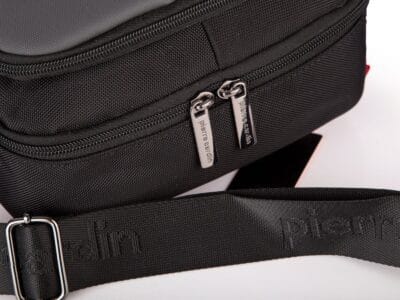 Torba męska miejska na co dzień szara średnia Pierre Cardin - obrazek 7