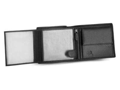 Zagatto Portfel męski czarno-czerwony - obrazek 5