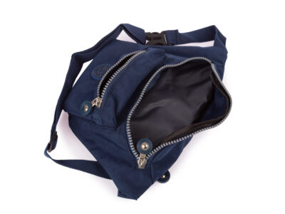 Saszetka biodrowa Bag Street lekka z kreszu w kolorze granatowym - obrazek 4