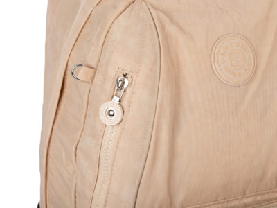 Jasnobeżowy Lekki Plecak turystyczny z kreszu damski/męski Bag Street - obrazek 3