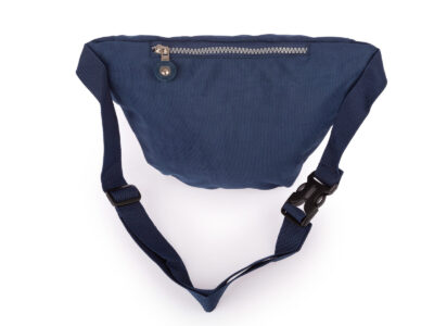 Saszetka biodrowa Bag Street lekka z kreszu w kolorze granatowym - obrazek 3
