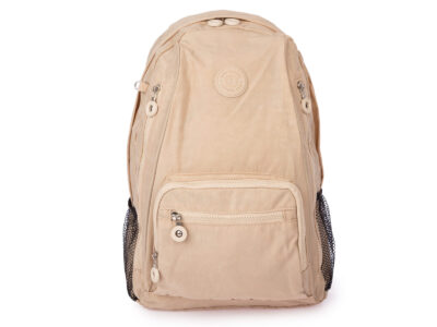 Jasnobeżowy Lekki Plecak turystyczny z kreszu damski/męski Bag Street