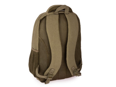Duży mocny plecak 2-komorowy w kolorze zielonym khaki OR&MI vintage - obrazek 6