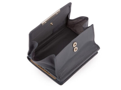 Szary skórzany portfel damski z "piekiełkiem" RFID Franko - obrazek 3