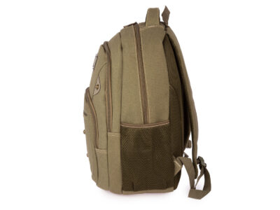 Duży mocny plecak 2-komorowy w kolorze zielonym khaki OR&MI vintage - obrazek 3