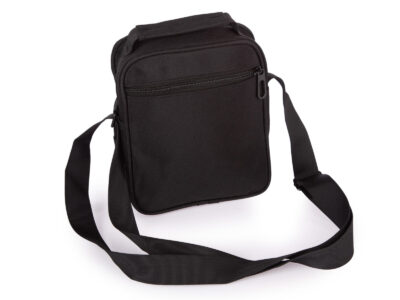 Wygodna miejska torba męska z paskiem na ramię i rączką czarna ORMI - obrazek 4