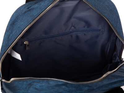 Lekki plecak miejski materiałowy w kolorze ciemnoniebieskim ORMI - obrazek 5