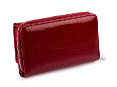 Portfel damski czerwony z zamkiem z.p. - obrazek 2