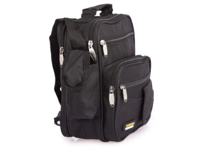 Materiałowa torba męska z rączką i paskiem na ramię średnia lekka Sanchez - obrazek 2