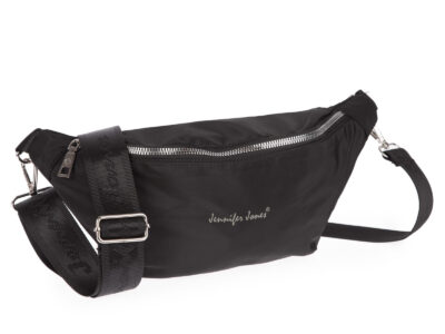 Czarna saszetka "nerka" damska na ramię Jennifer Jones