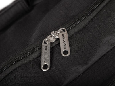 Czarna bardzo duża torba podróżna na kółkach XXL ze stelażem i wyciaganą rączką Bellugio - obrazek 3