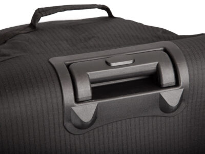 Czarna bardzo duża torba podróżna na kółkach XXL ze stelażem i wyciaganą rączką Bellugio - obrazek 7