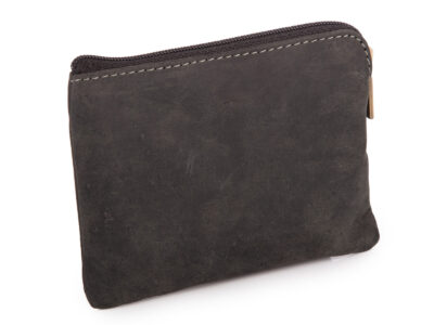 Czarne etui na klucze z grubej skóry naturalnej WILD - obrazek 3