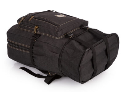 Duży, szary plecak podróżny OR&MI z możliwością powiększenia wysokości - obrazek 2