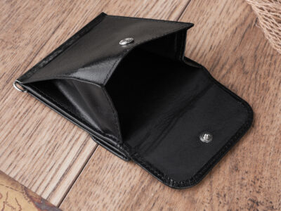 Czarna, skórzana, elegancka banknotówka męska Paolo Peruzzi - obrazek 8