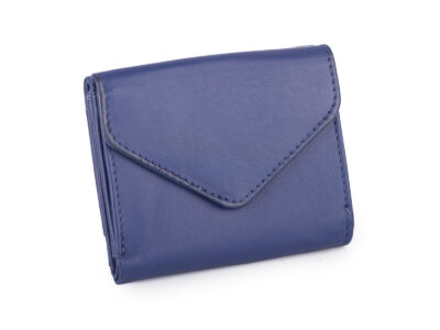 Mały, skórzany portfel damski w kolorze granatowym J Jones - obrazek 5