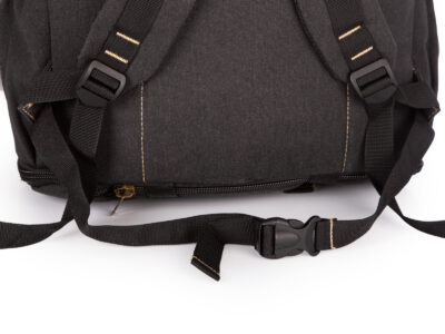 Duży, szary plecak podróżny OR&MI z możliwością powiększenia wysokości - obrazek 7