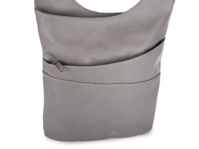 Elegancka, miejska torebka damska na ramię w kolorze szarym Jennifer Jones - obrazek 3