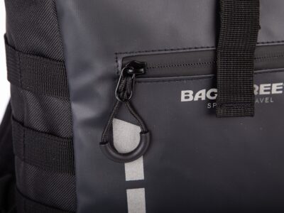 Mały, wodoodporny plecak trekkingowy / sportowy ze zwijanym kołnierzem - obrazek 7