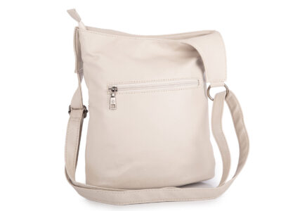 Elegancka, miejska torebka damska na ramię w kolorze ecru  Jennifer Jones - obrazek 6