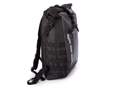 Duży, wodoodporny plecak trekkingowy / sportowy ze zwijanym kołnierzem - obrazek 4